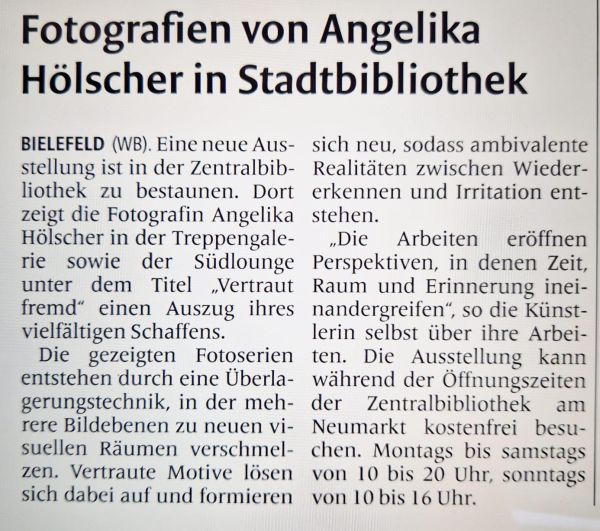 Presse.VertrautFremd-Westfalenblatt